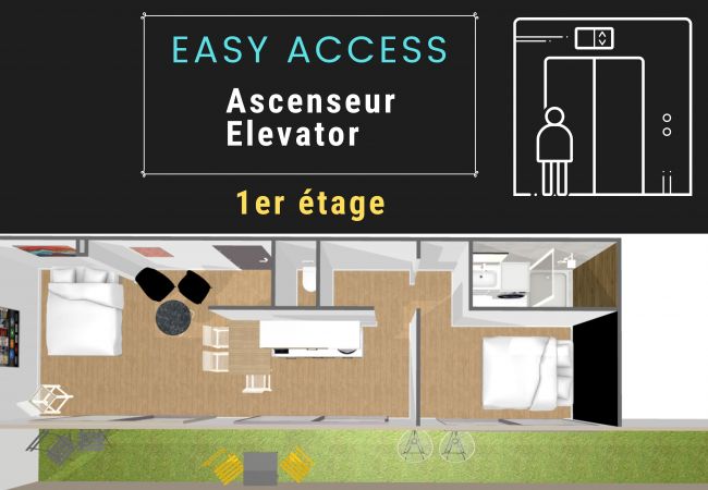 Apartment in Annecy - Art Bay 2 velos et parking Apartment in Annecy - Art Bay 2 velos et parking