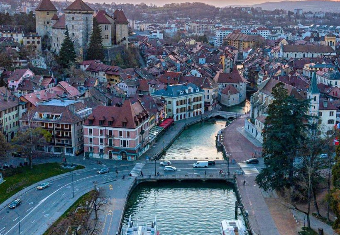 Studio in Annecy - Woody 100m du lac balcon