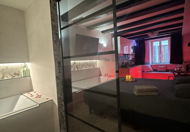 Studio in Annecy - Midnight flowers avec jacuzzi Studio in Annecy - Midnight flowers avec jacuzzi