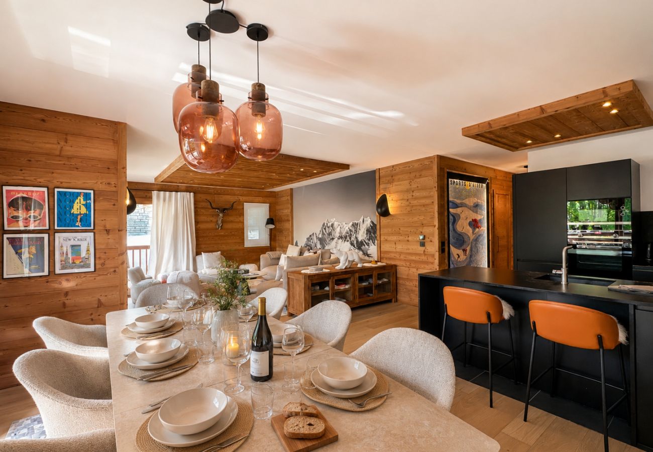 Apartment in Megève - Kelly Megève Ski in Ski out appartement de luxe