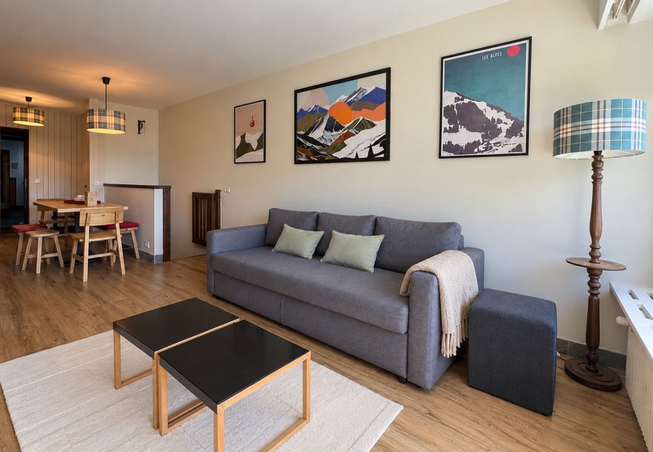 Apartment in Megève - Birdie Megève Mont d'Arbois Ski in Ski out