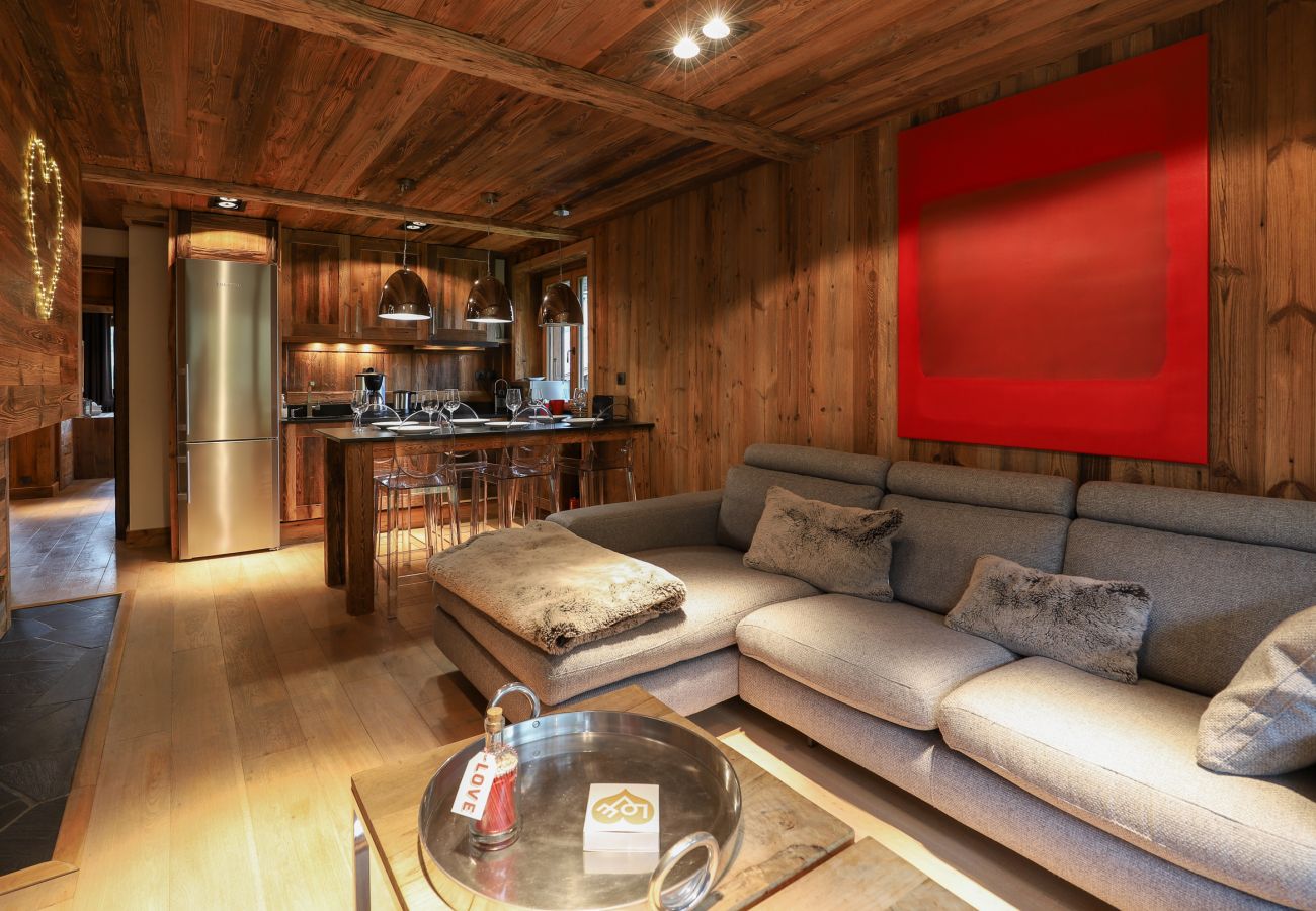 Apartment in Megève - Lady darling  6/8 pax Ski out Megeve