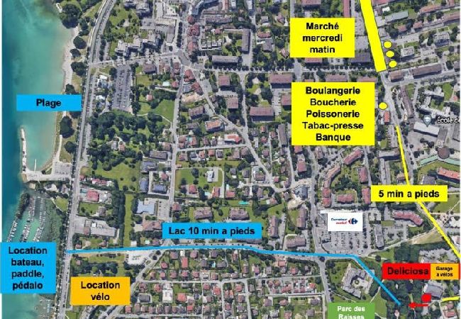 Studio à Annecy-le-Vieux - Deliciosa parking vue splendide plage à 10min Studio à Annecy-le-Vieux - Deliciosa parking vue splendide plage à 10min