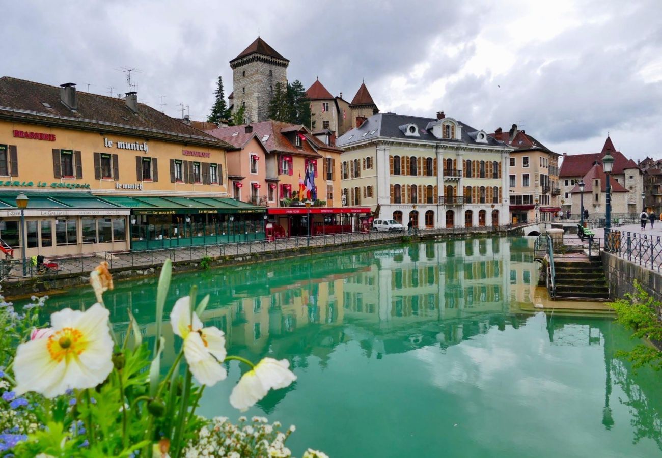 Appartement à Annecy - Refuge 7p plein centre avec parking