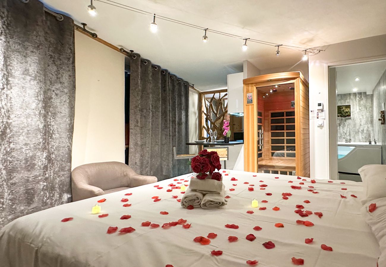 Studio à Annecy - Rococo romantique avec sauna vieille ville Annecy