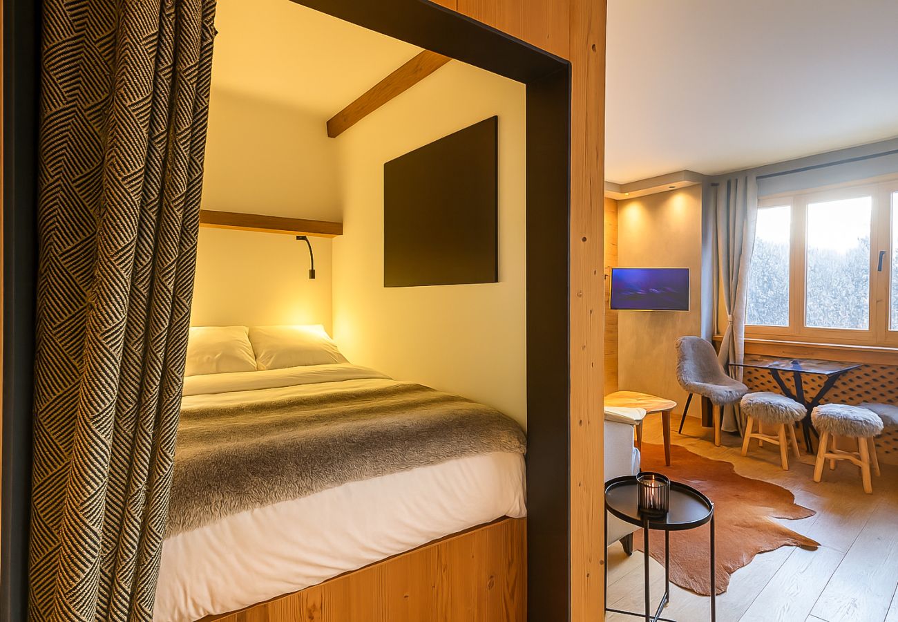 Studio à Megève - RoyalNeige Megève vue montagnes