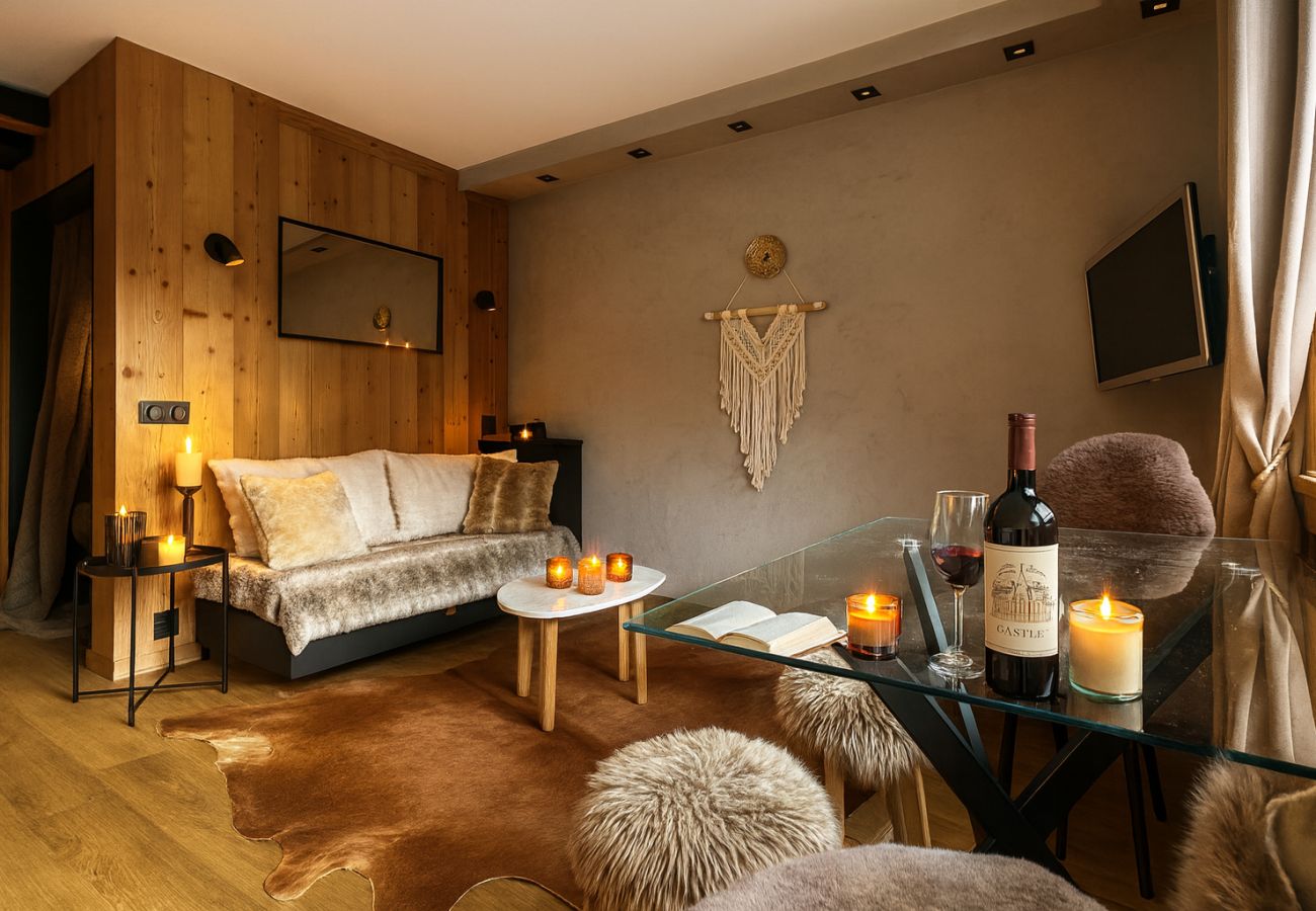 Studio à Megève - RoyalNeige Megève vue montagnes